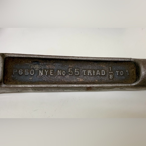 NYE Machine Works Chicago P650 No. 55 Triad 1/8-1 Vtg Pipe Threading Tool Set - Picture 5 of 13